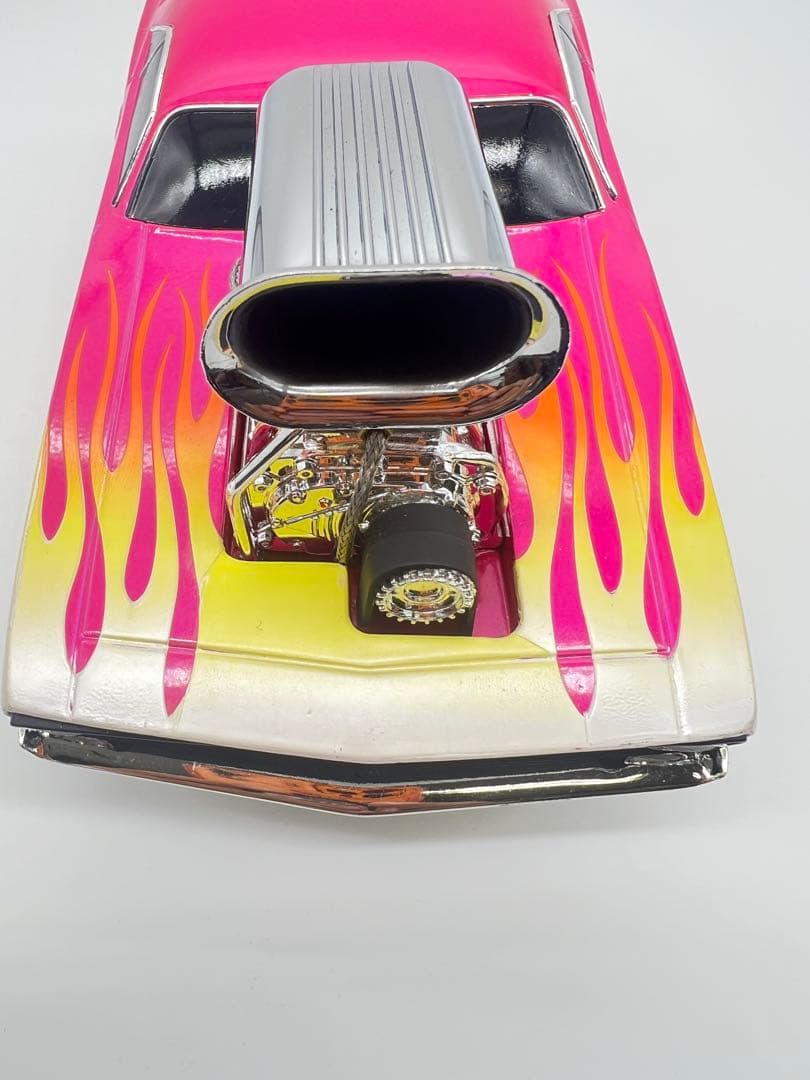 No398 ミニカー1/18箱ありMUSCLE MACHINES 70 CUDA