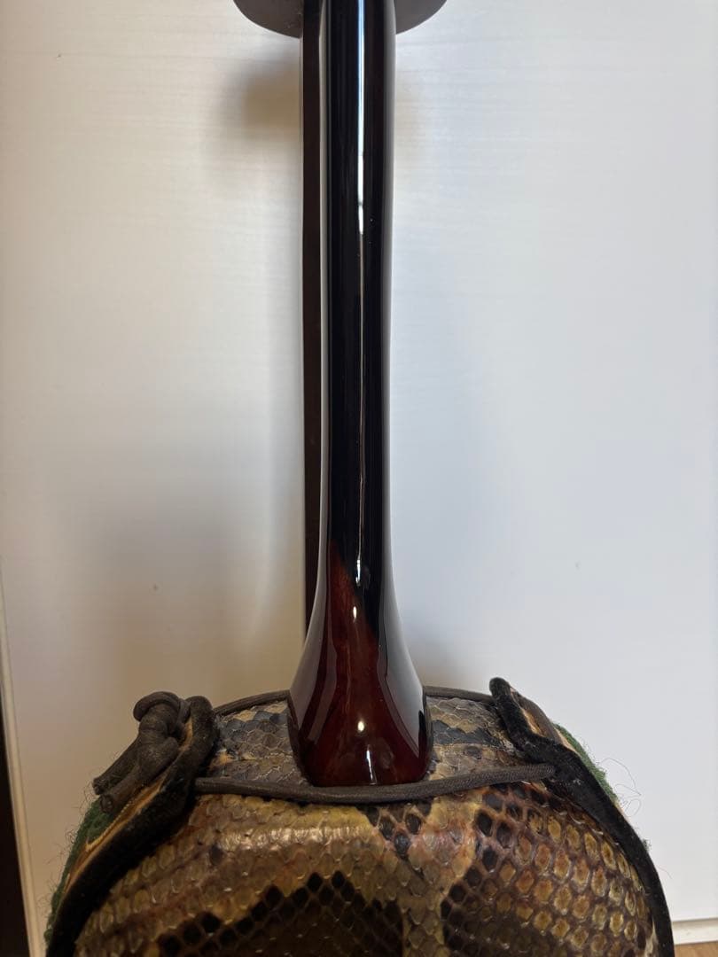 沖縄三線　真嘉比型　重さ測りました。