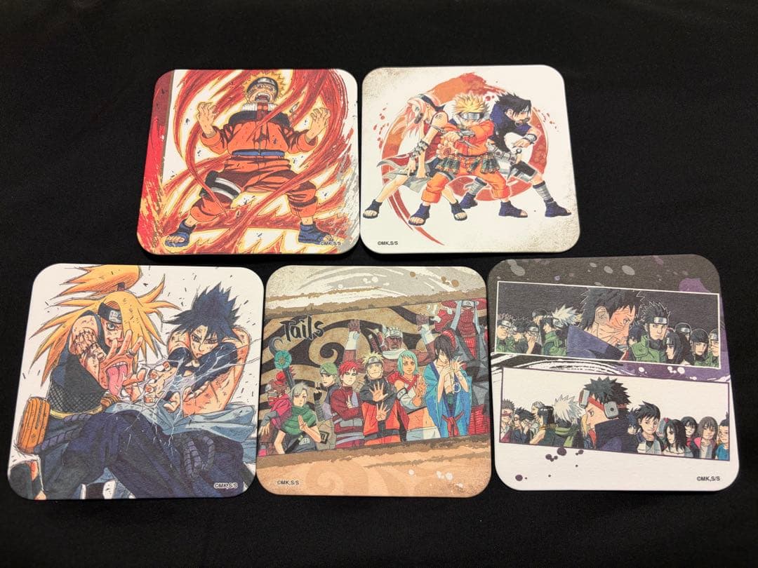 NARUTO ナルト ジャンプ展 コースター 5枚セット - メルカリ