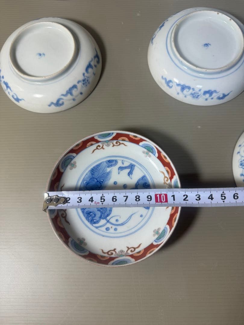 2429 激レア 香蘭社 伊萬里風 色絵龍文 皿 8客 時代物 - メルカリ