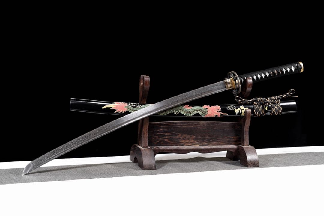 紅焔龍侍 刀装具 日本刀 武具 鑑賞刀 居合刀 模造刀 舞踊刀