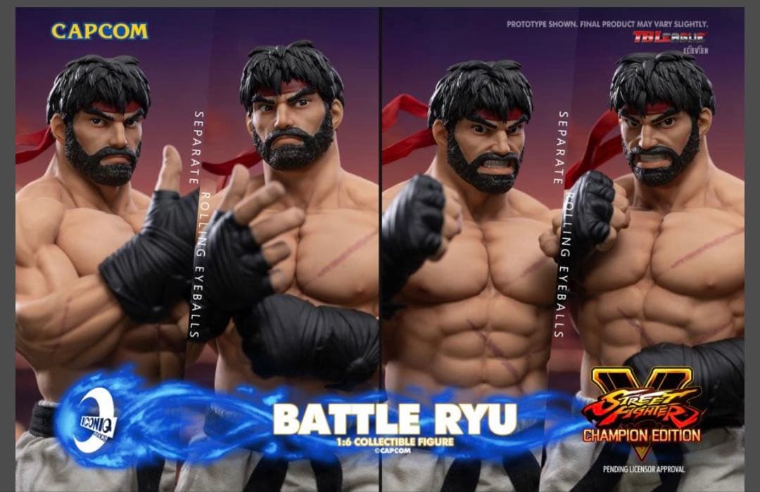 888体限定 ストリートファイター バトル リュウ 1/6 アクション