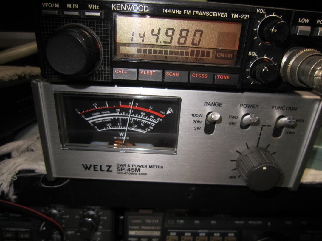 KENWOOD 144MHz FM TM-221S HI 40w機 現完動品