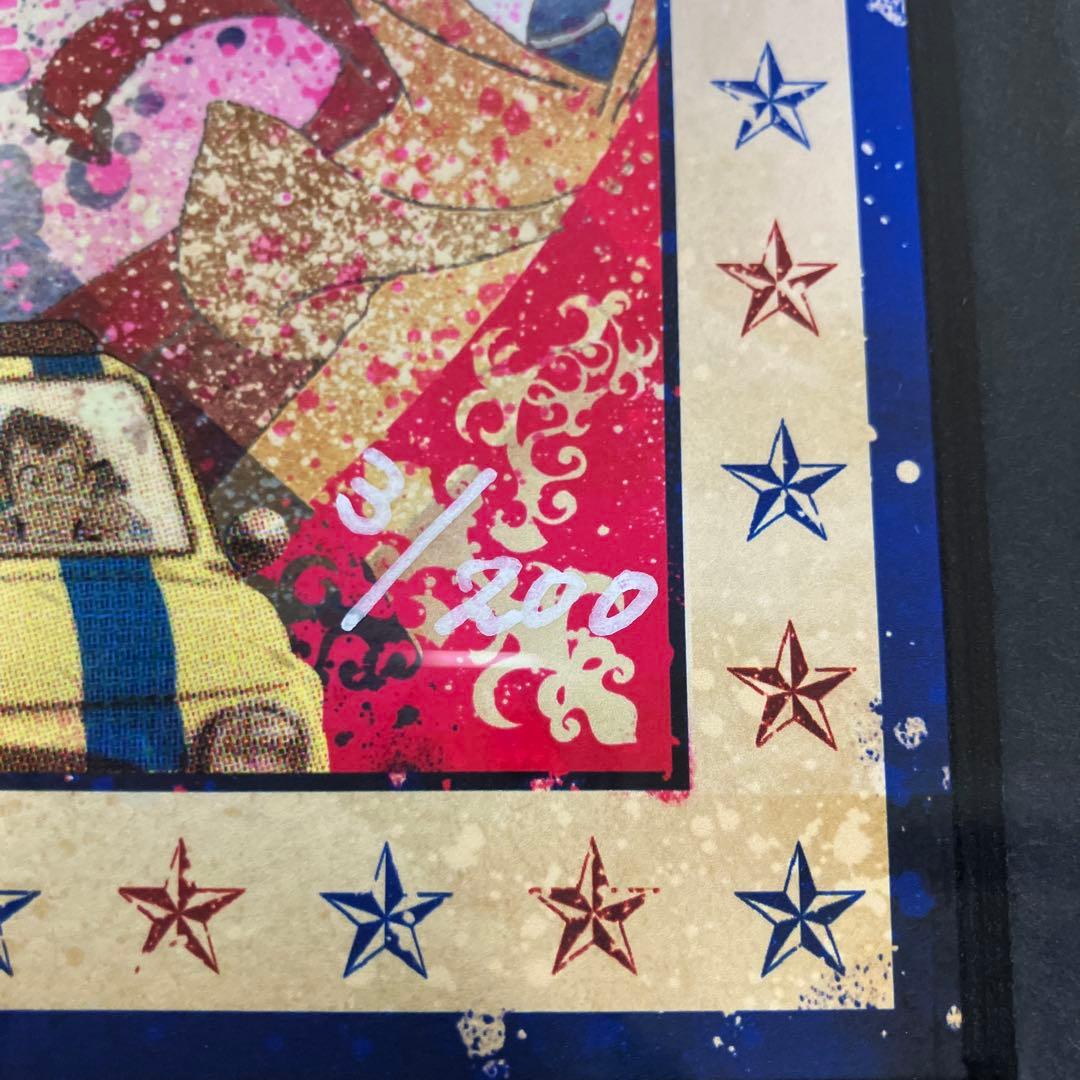 ルパン三世 モンキーパンチ サイン入り 超レア 3/200番 伊勢丹 限定版画