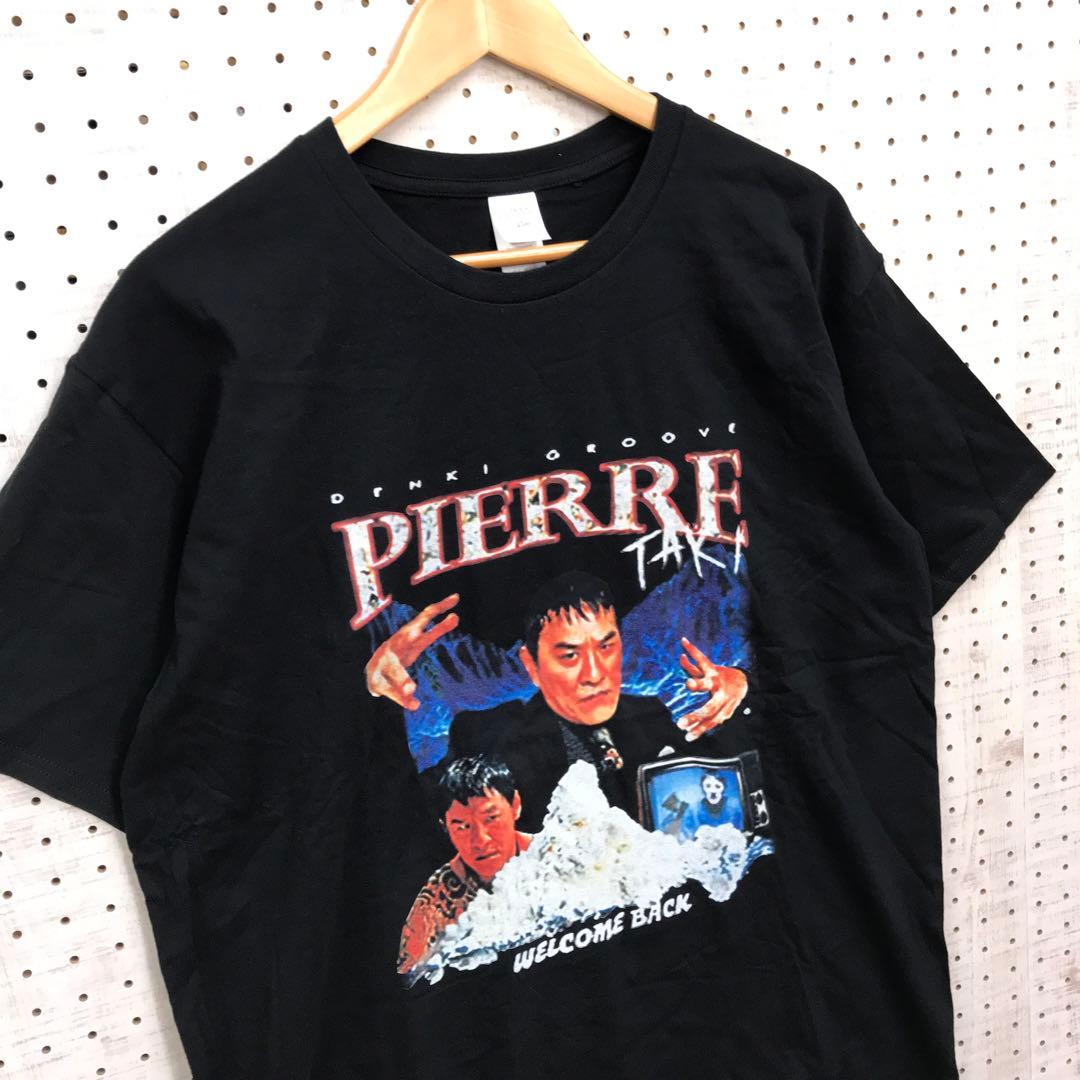 ピエール瀧 フォト プリント Tシャツ 電気グルーヴ サブカル ヒップ