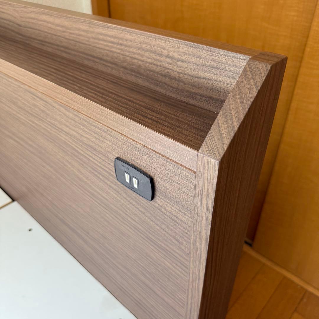 【早い者勝ち！】ニトリ シングルベッドフレーム 大容量 ブラウン