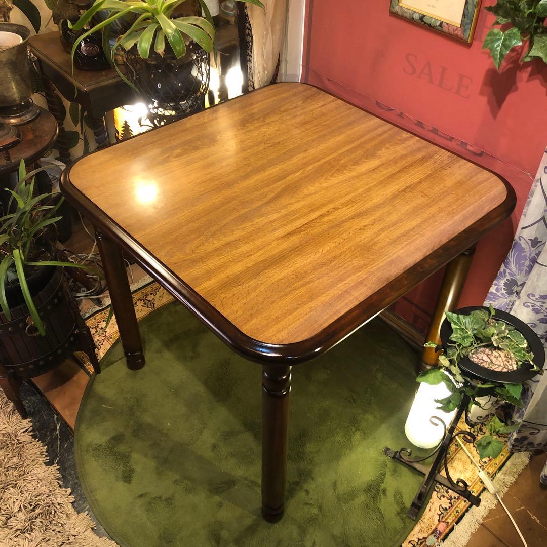 Daichi ヴィンテージ コロニアル コンパクトダイニングテーブル