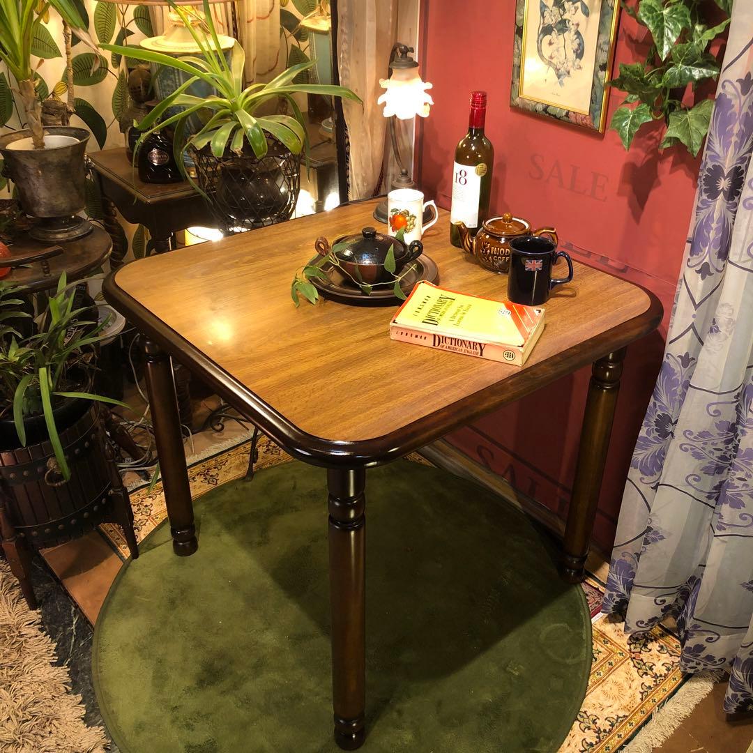 Daichi ヴィンテージ コロニアル コンパクトダイニングテーブル