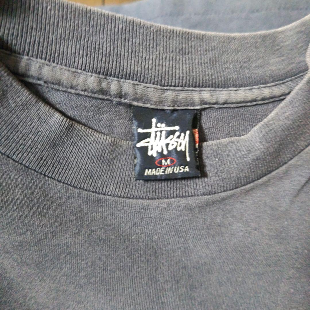 90年代 OLD STUSSYオールド ステューシー 紺タグ ハーレー Tシャツ