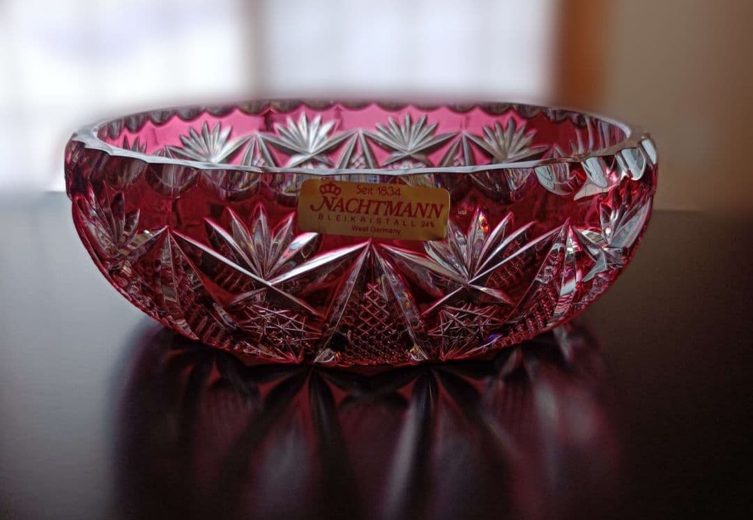 ☆金赤の魅力☆重厚★ナハトマン☆美しく軽やかなカット☆厚みしっかり大き目ボウル☆