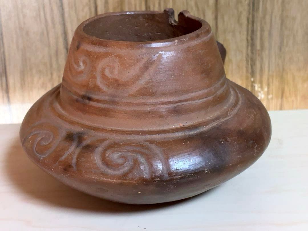 是川遺跡 祭祀用 縄文土器 晩期前葉 土器 骨董 アンティーク 発掘品 出土品