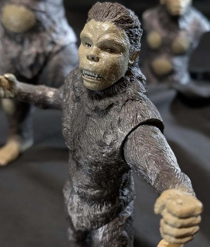 獣人雪男（エクスプラス）ソフビ 親子２体セット＋ＮＧ版頭胴体部アタッチメント