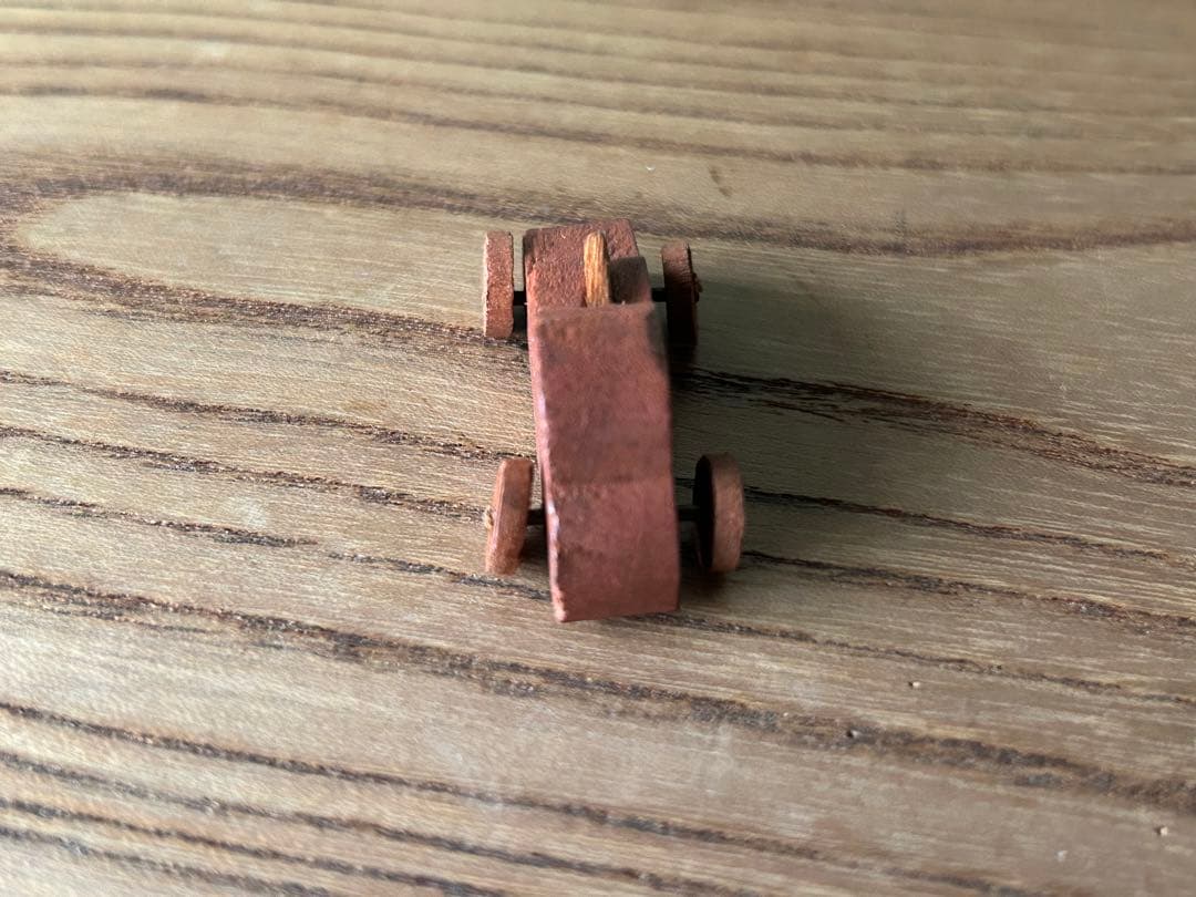 戦前 昭和14年頃 グリコのおまけ 木製 装甲車 貴重 第二次世界大戦