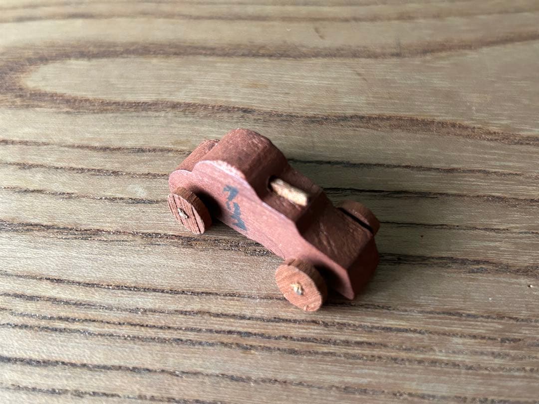 戦前 昭和14年頃 グリコのおまけ 木製 装甲車 貴重 第二次世界大戦