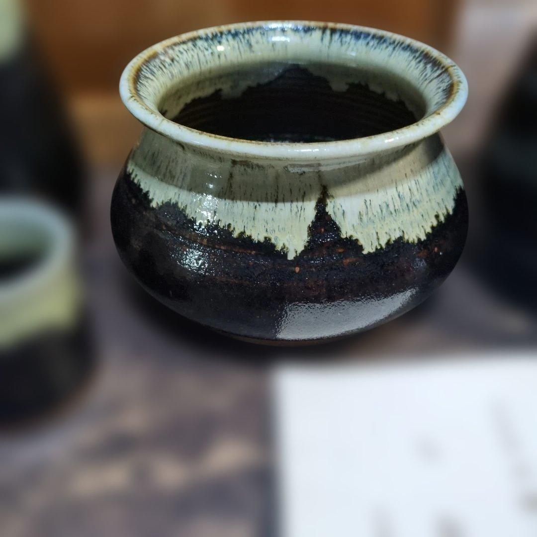 茶道具 三代金作 土物茶陶 水指□唐津焼 三代金作 海老手 土物茶陶 瓜型 お