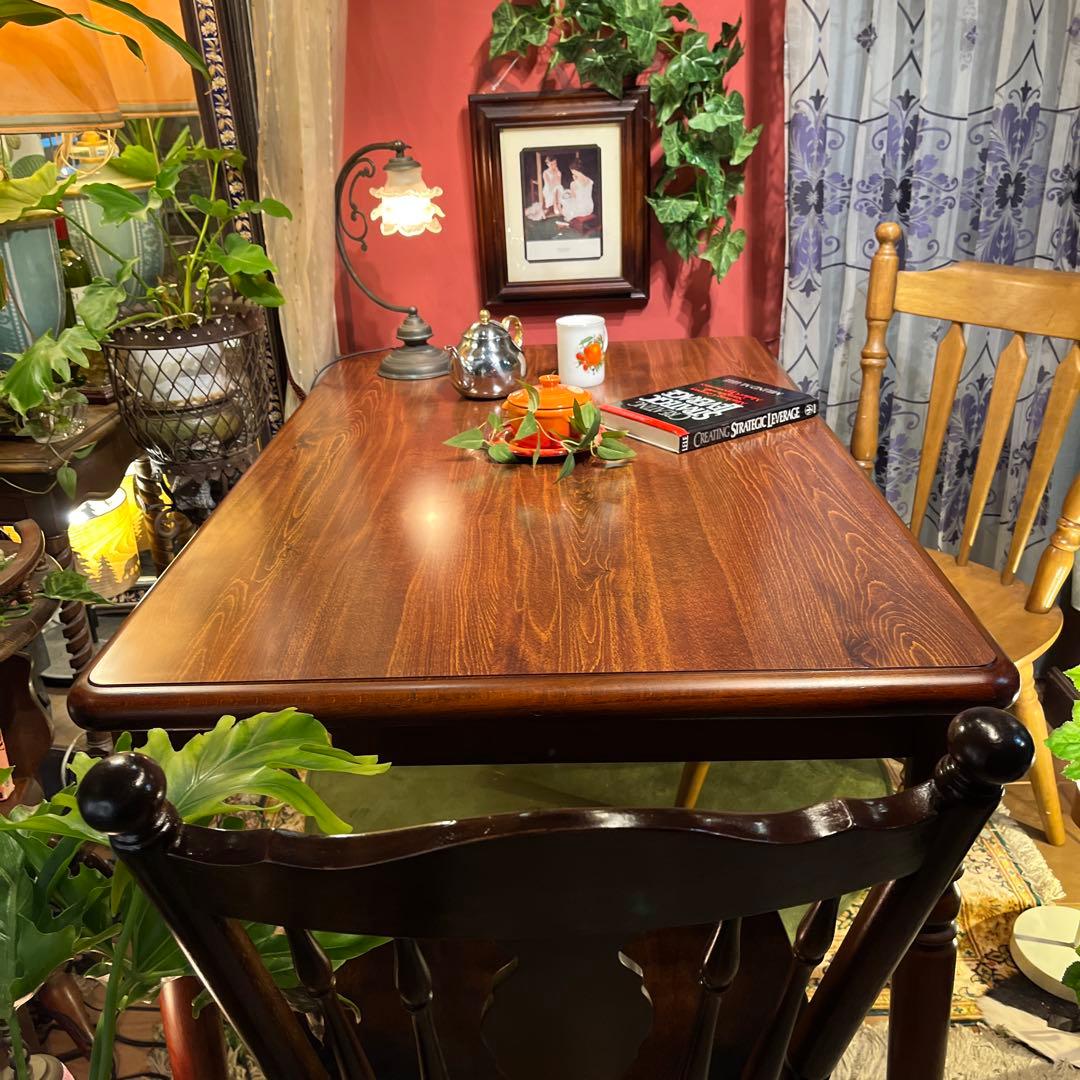 ヴィンテージ コロニアル ST メラミントップコンパクトダイニングテーブル