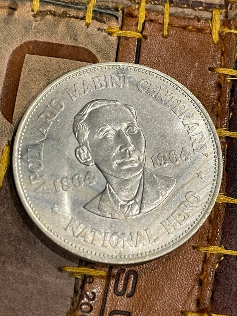 フィリピン　1965年　100周年　1ペソ　銀貨 フィリピン 1965年 100周年 1ペソ 銀貨