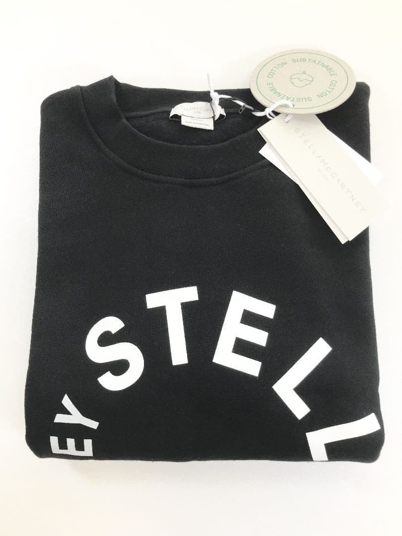 大人もOK! ステラマッカートニー ロゴ 長袖 スウェットシャツ