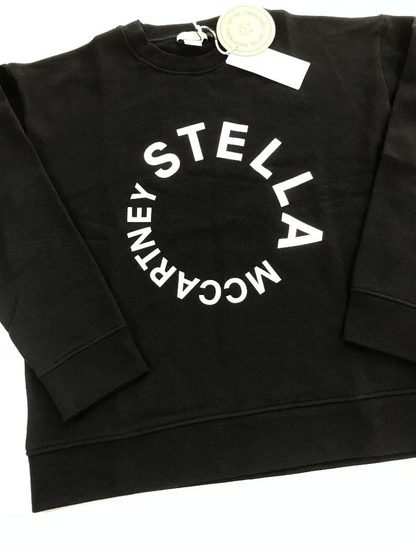 大人もOK! ステラマッカートニー ロゴ 長袖 スウェットシャツ