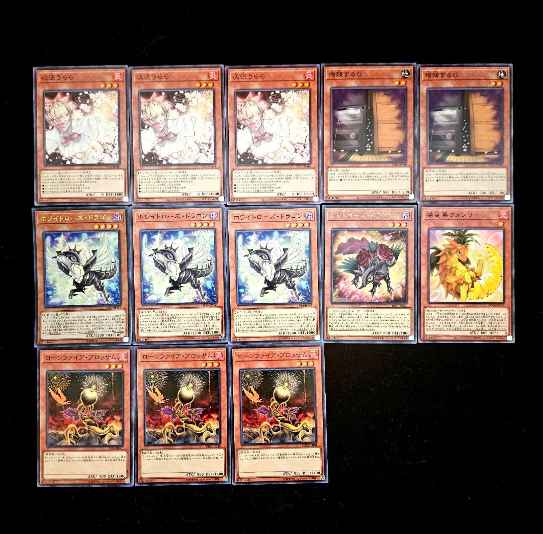 遊戯王 【本格構築‼️】ローズドラゴン 構築済み デッキ