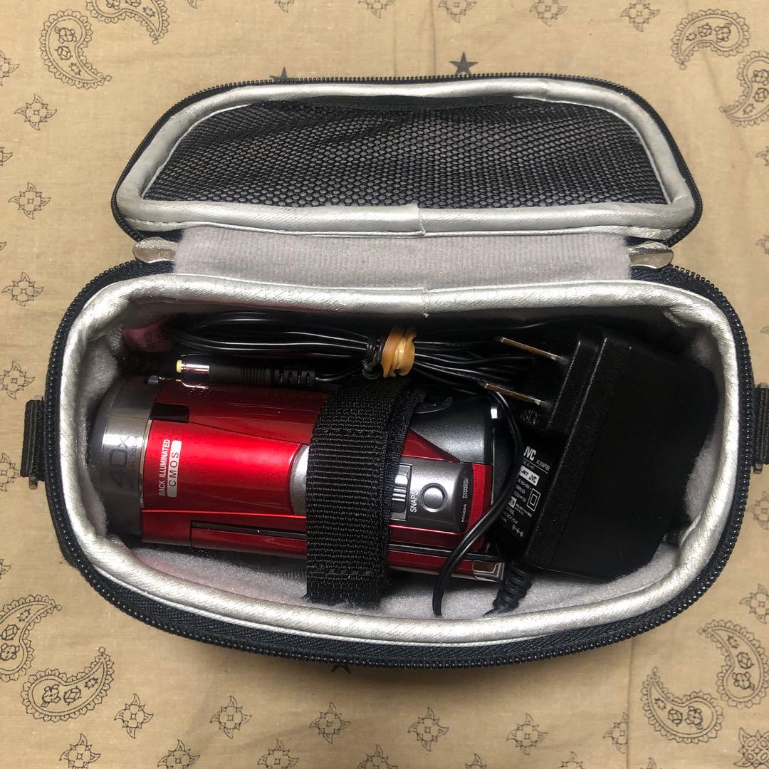 美品 JVC Everio GZ-E600 バッテリー3個付 ビデオカメラ