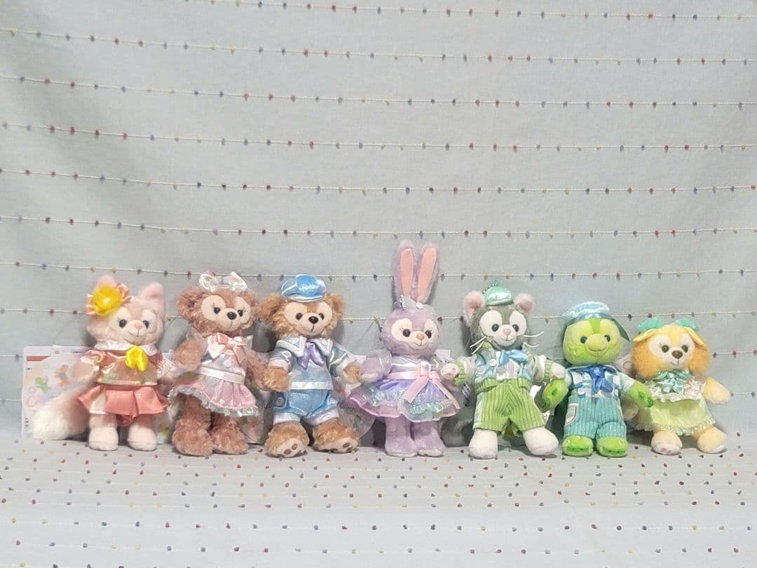 最新❤️ 20周年 カラフルハピネス ぬいぐるみバッジ ぬいぐるみチャーム