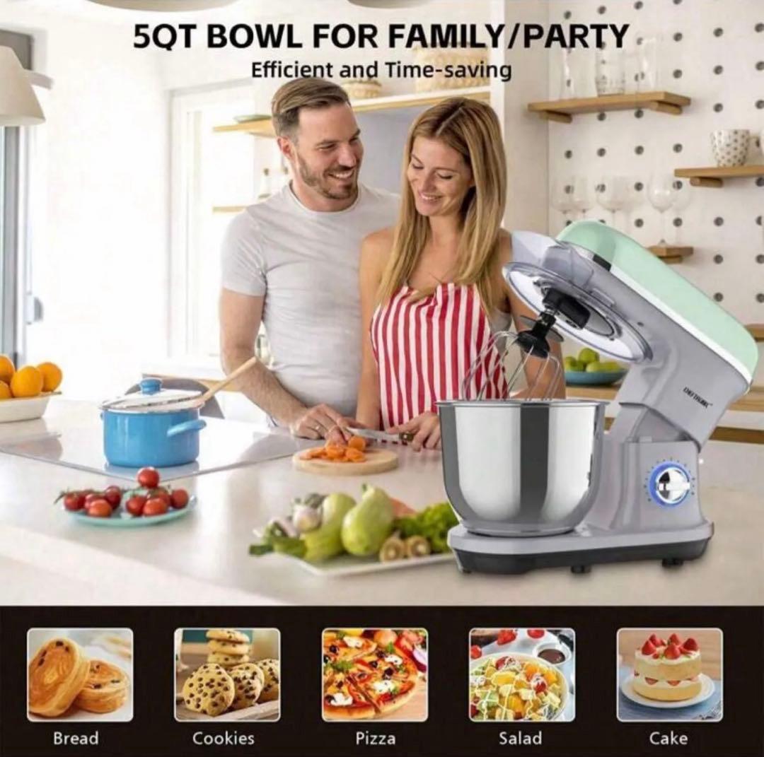 CHEFTRONIC 電動スタンドミキサー 500w 5.5Qt 6+pスピード