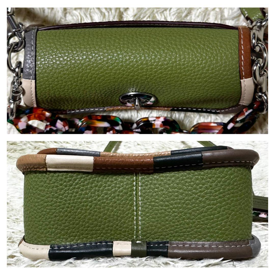 極美品　コーチトピア　ウェイビー ディンキー ショルダーバッグ　3way レザー