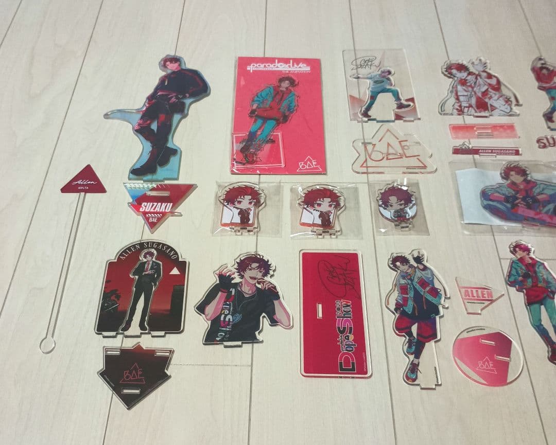 Paradox Live　朱雀野アレン　アクリルスタンド　まとめ売り