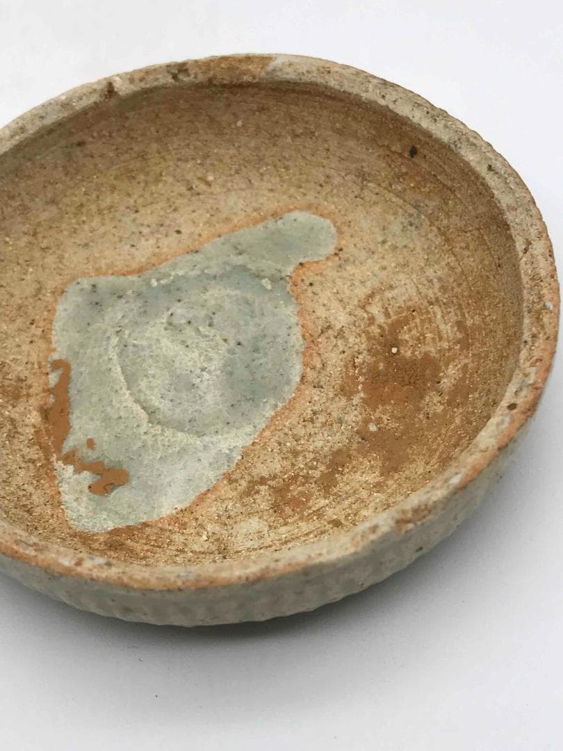 北宋時代 青白磁貼花牡丹文合子 香盒 香合 茶道具 香道具 F 56