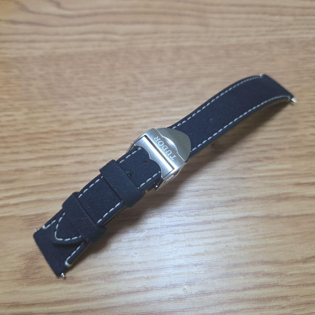 TUDOR チューダー 純正ベルト BB58用 ブルー“ソフトタッチ”ストラップ