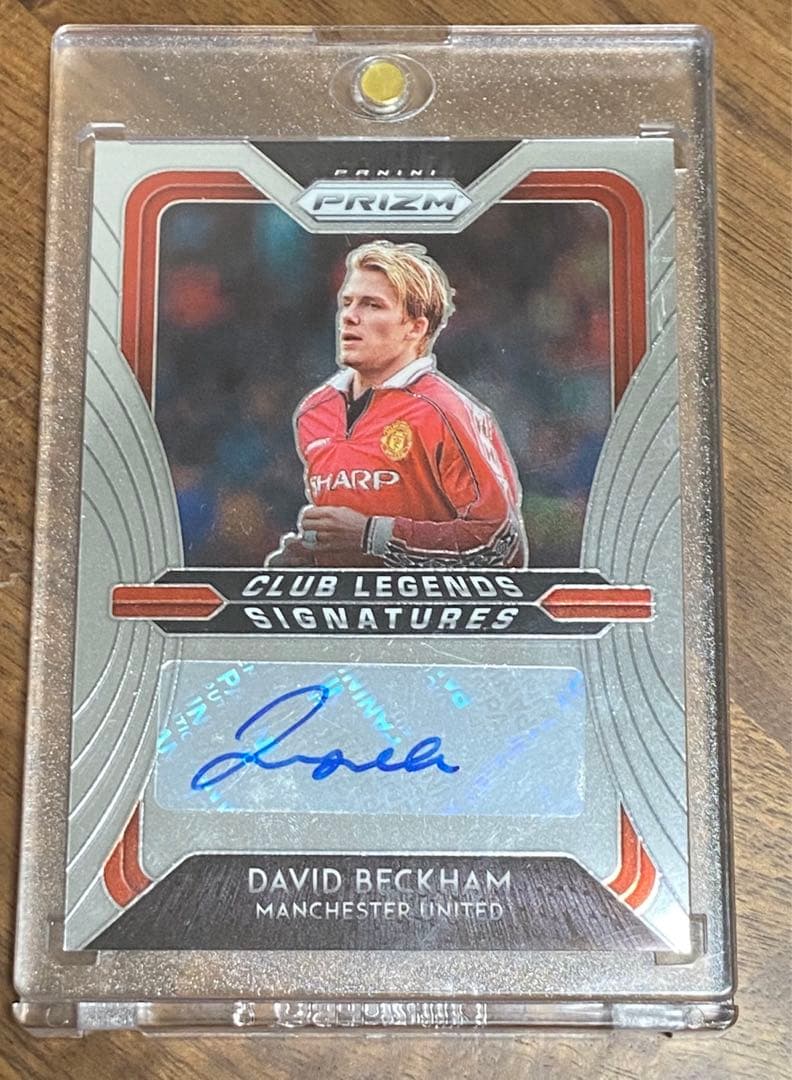 David Beckham ベッカム Panini Prizm AUTO 2025 Prizm FIFA Club World Cup David Beckham Auto Gold Vinyl 1/1