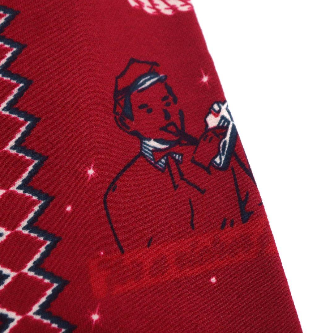 ICECREAM アイスクリーム 総柄 ペイズリー柄 プルオーバーパーカー L