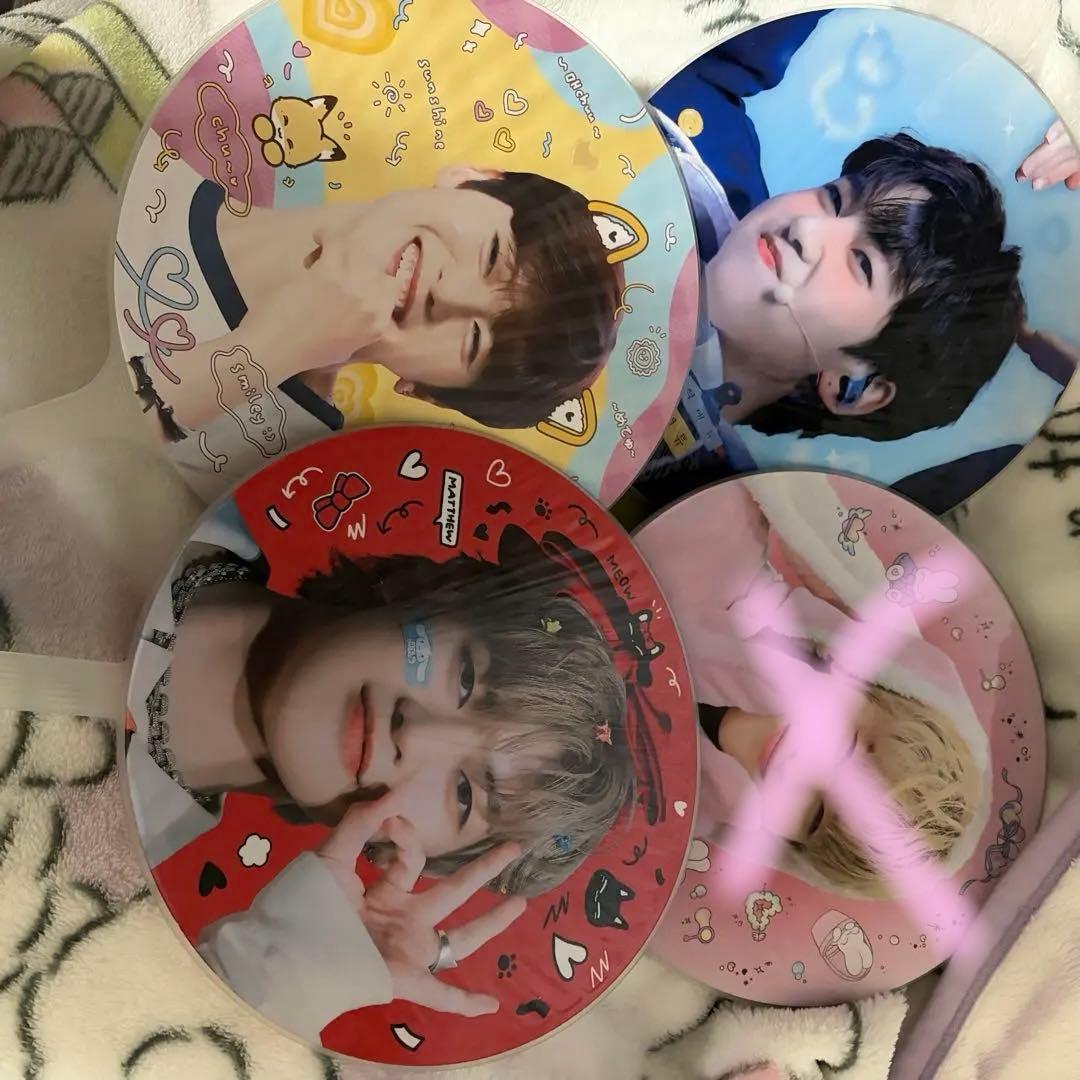 バラ売り⭕️ ゼベワン メテュ マシュー スローガン うちわ21点まとめ売り