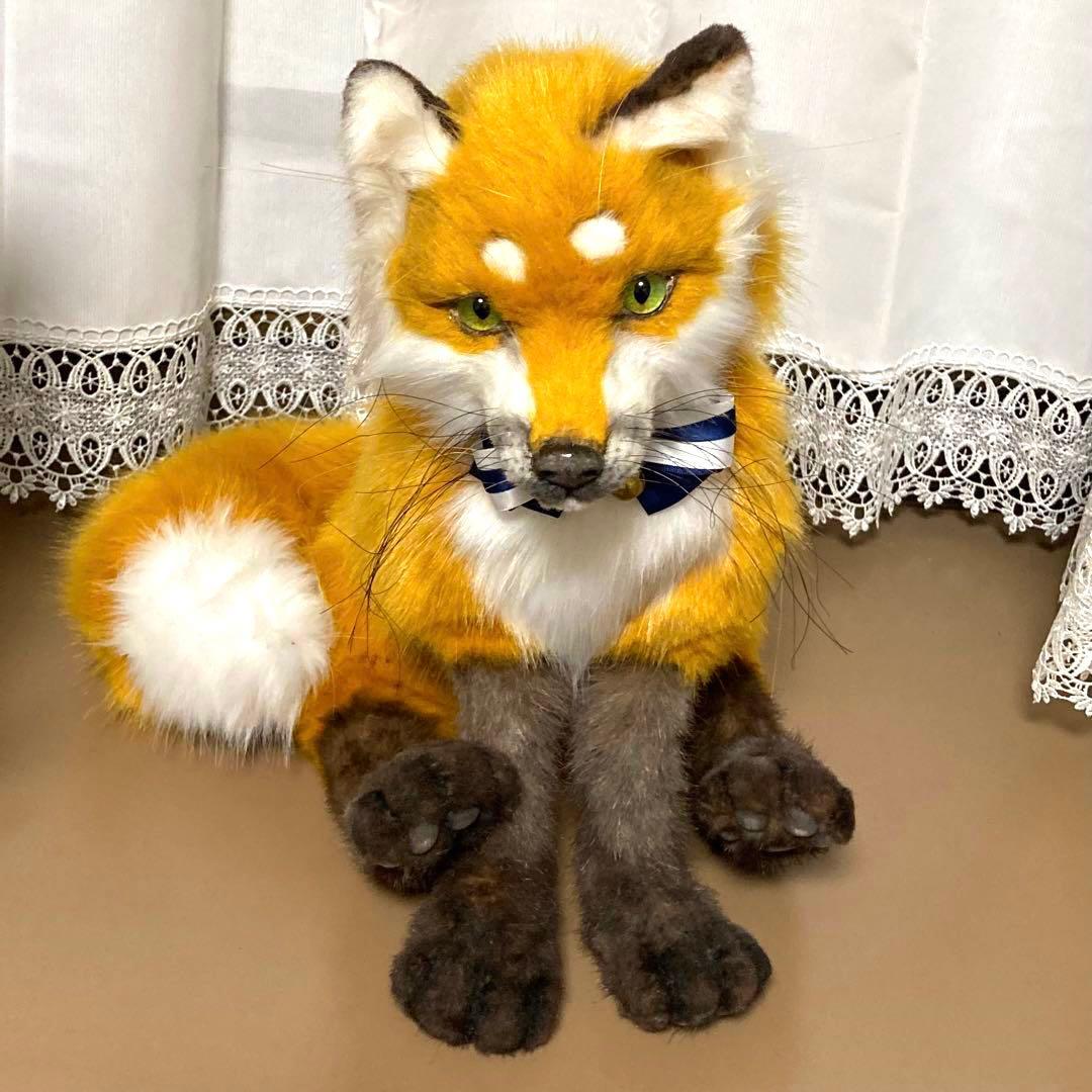 ハンドメイド⭐︎アートドール ☆狐☆キツネ☆きつね☆ぬいぐるみ