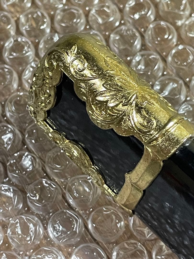 高級武具♢模造刀／レプリカ☆美品☆陣太刀☆ 刀身に竜の彫り物　観賞用