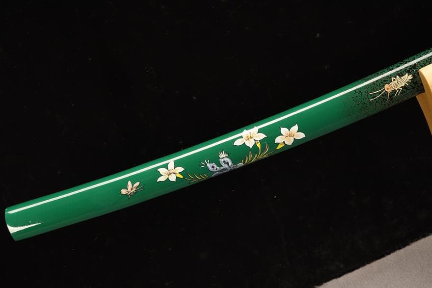 精品銅装T 10焼刃『万花』 日本刀 模造刀 居合刀 斬馬刀 龍泉剣