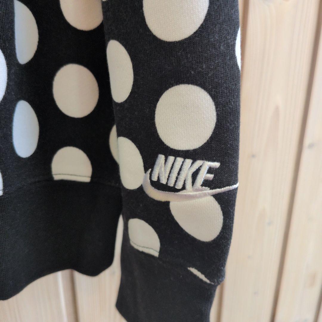 ナイキ　NIKEJUST DO IT 水玉パーカー