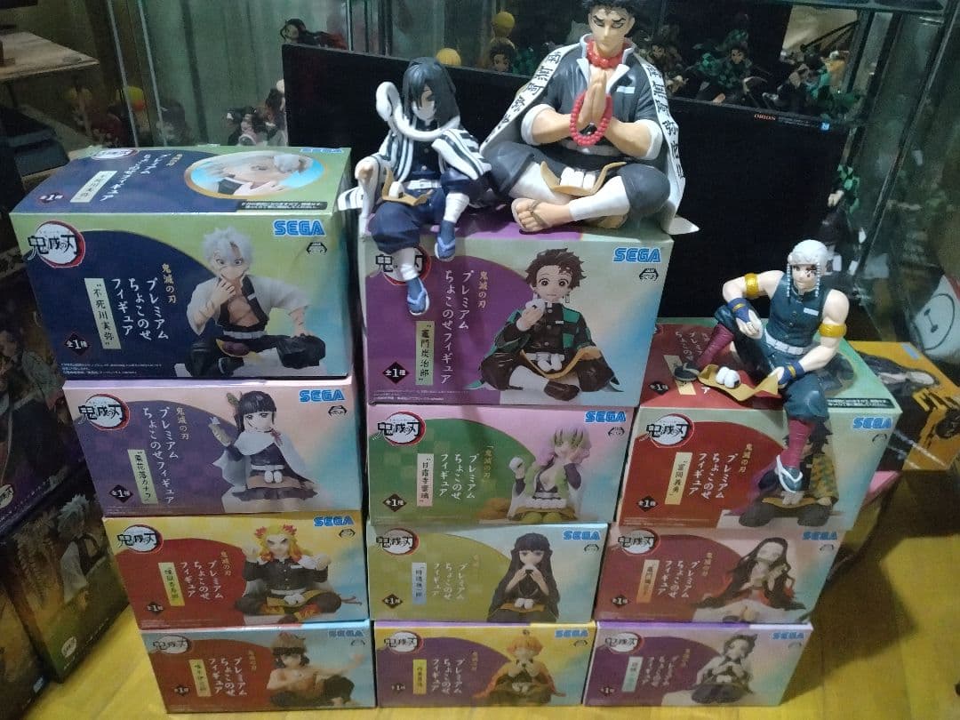 鬼滅の刃 プレミアムちょこのせフィギュア まとめ売り 2023年-2024年 鬼滅
