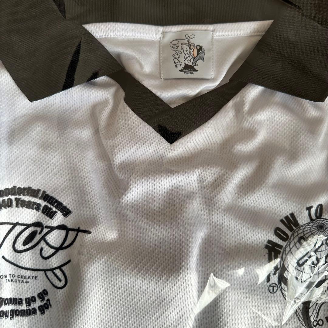 TAKUYA∞の創り方 フットボール Tシャツ ホワイト サイズL - メルカリ