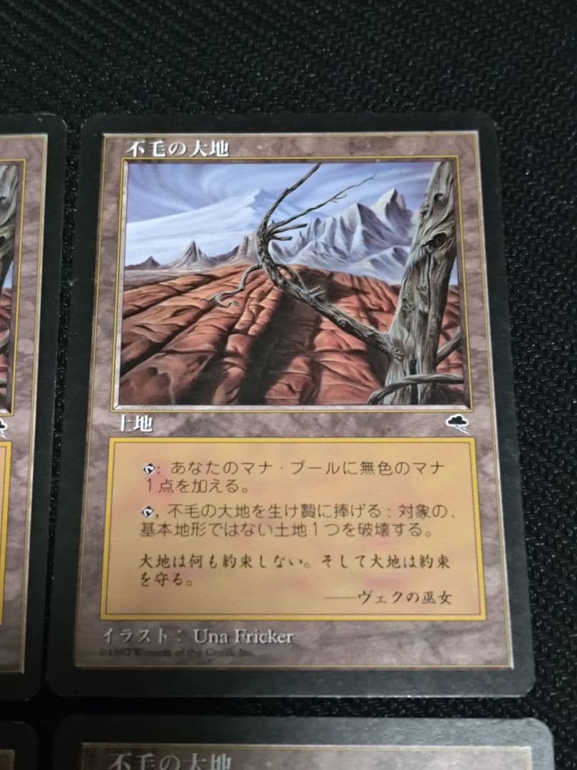 MTG 不毛の大地 日本語 4枚セット