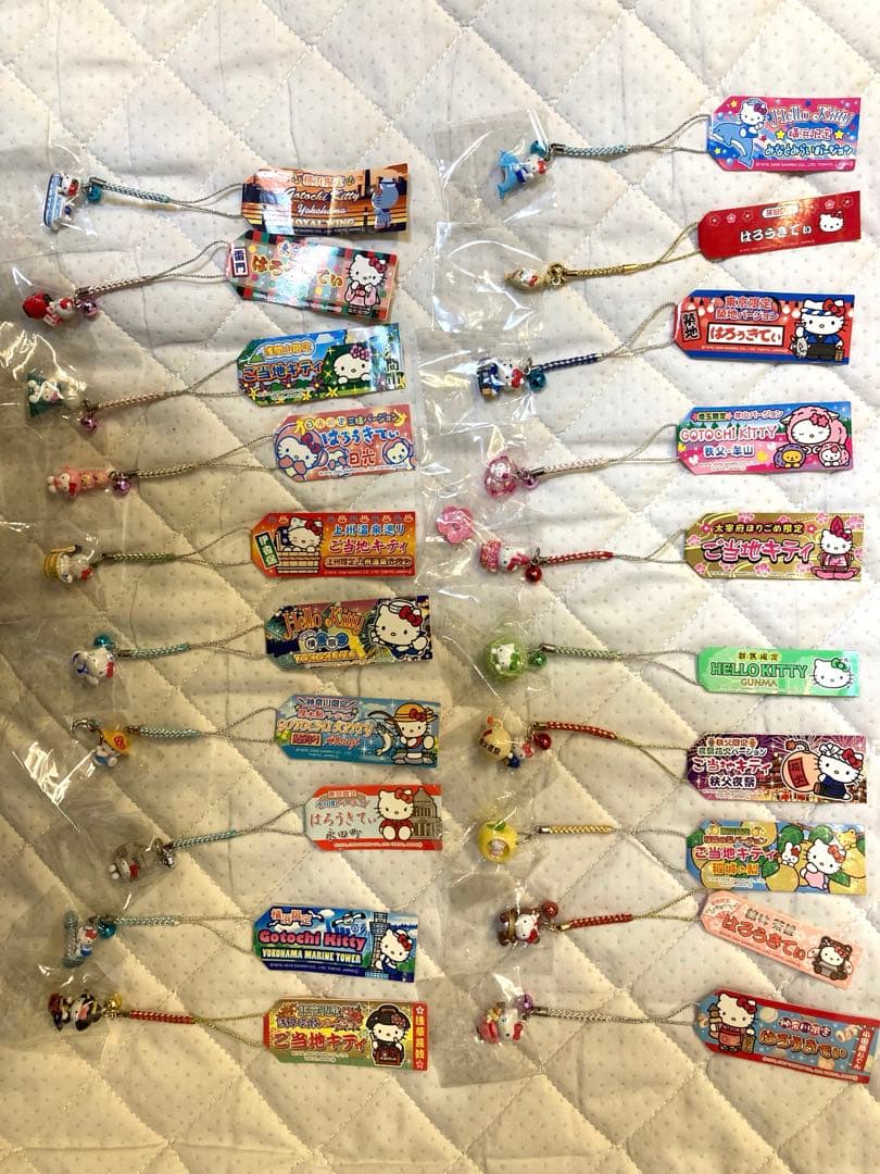 ハローキティ　ご当地　根付け　ストラップ ⭐︎２４５個⭐︎まとめ売り