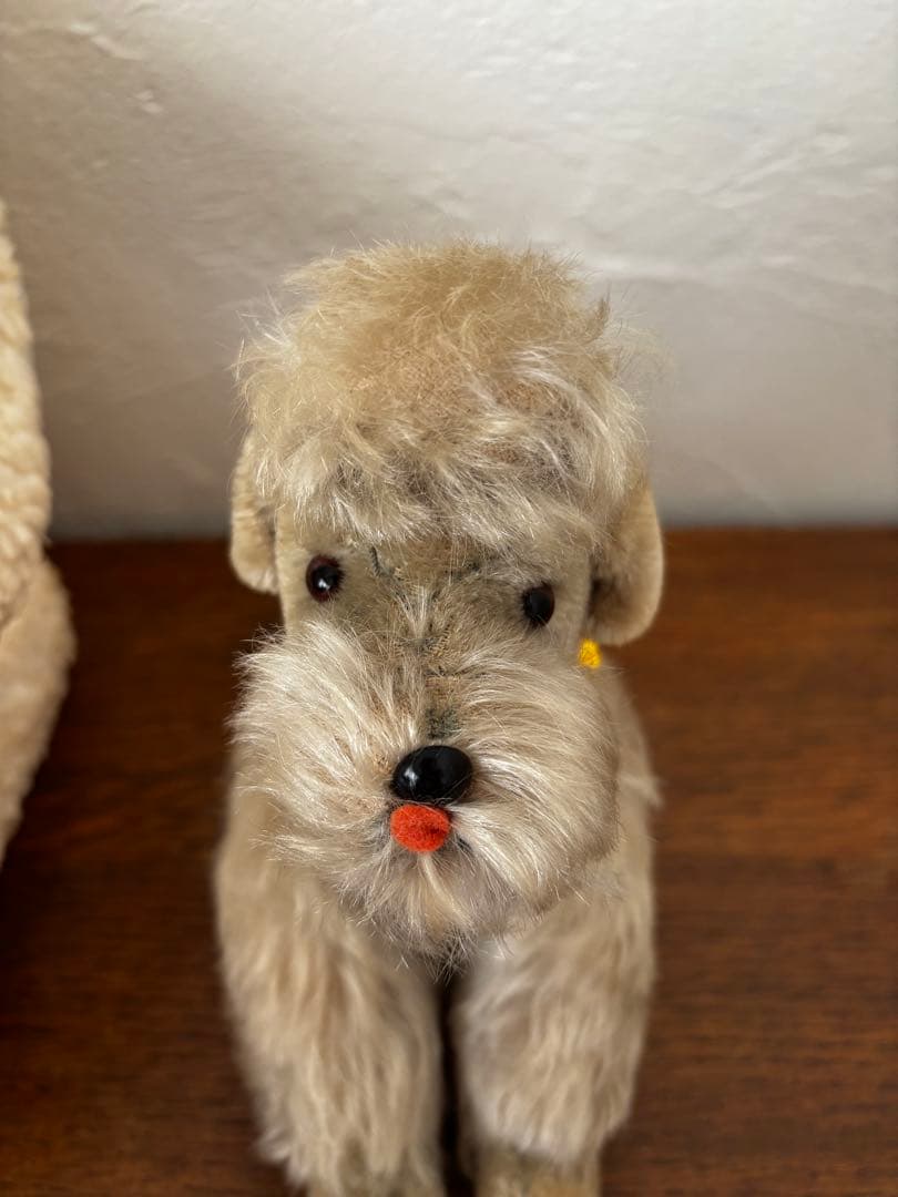 オランダ 蚤の市 犬 ぬいぐるみ シュタイフ ハスキーのバーニー 17cm