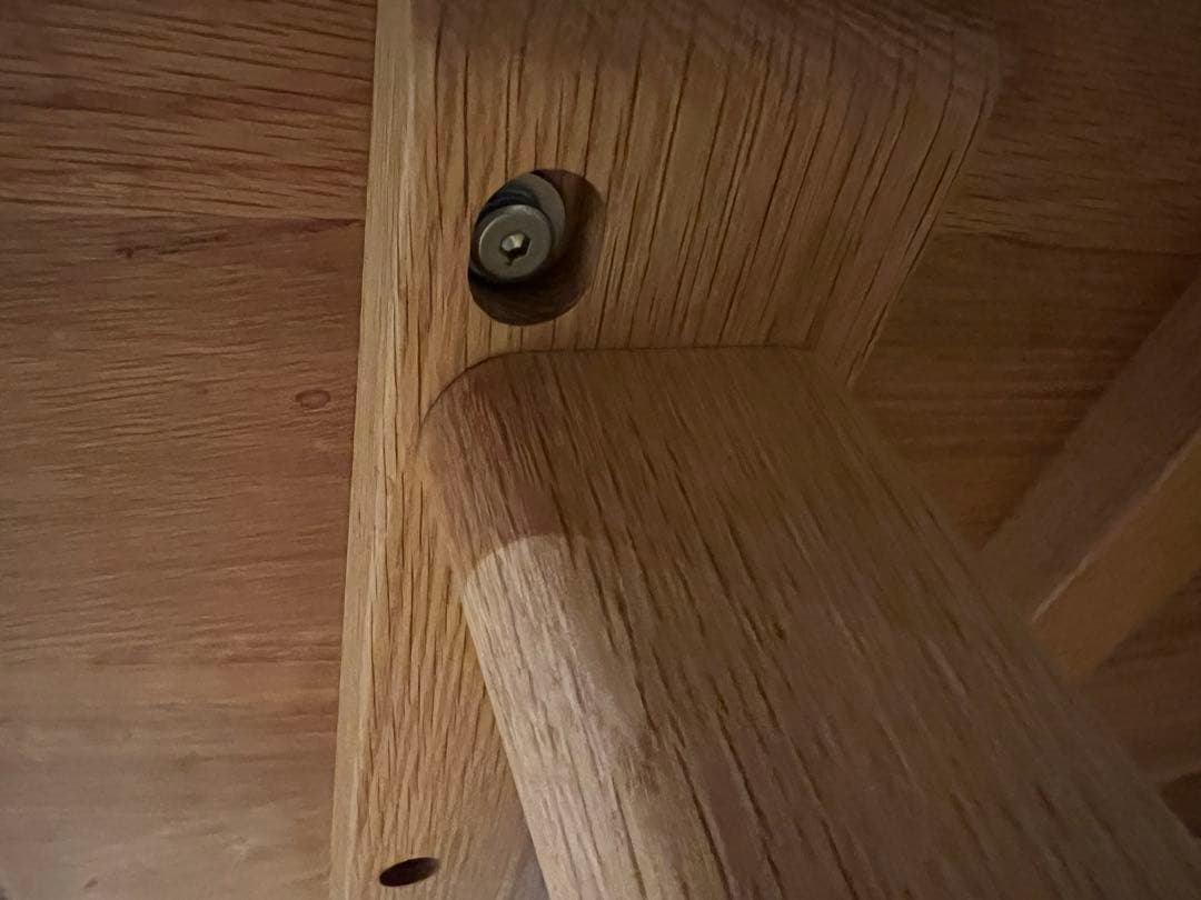 【引取りorお届け】天然木 無垢 ダイニングテーブル 1900mm