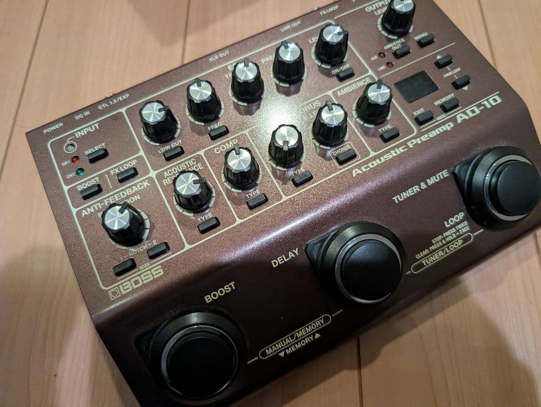 BOSS AD-10 アコースティックプリアンプ
