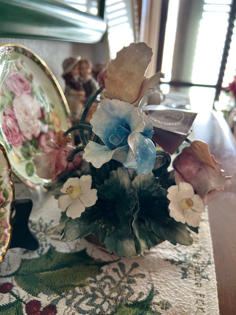 カポディモンテ 陶花 オブジェ イタリア チューリップ Capodimonte