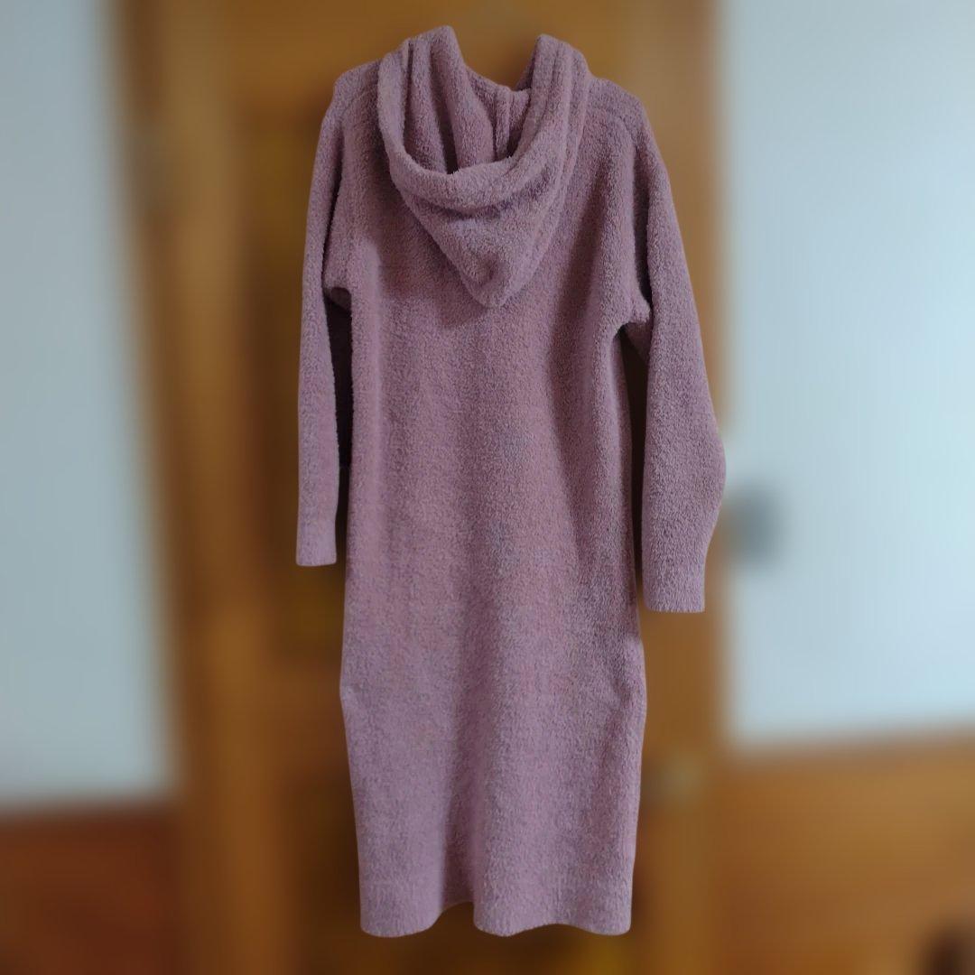 ジェラートピケ　ルームウェアーワンピースフード付きトイプードル