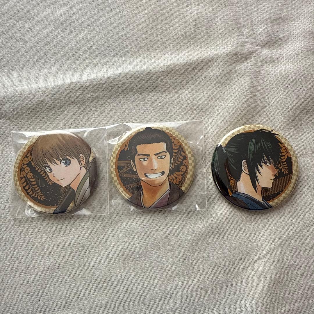 大銀魂展 真選組缶バッジ 沖田総悟 近藤勲 土方十四