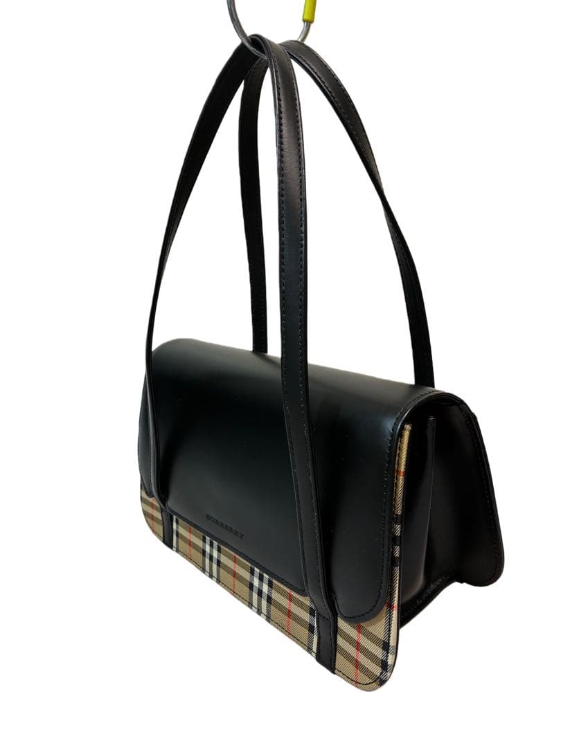 『未使用品』　BURBERRY ノバチェック ハンドバッグ シャドーホース