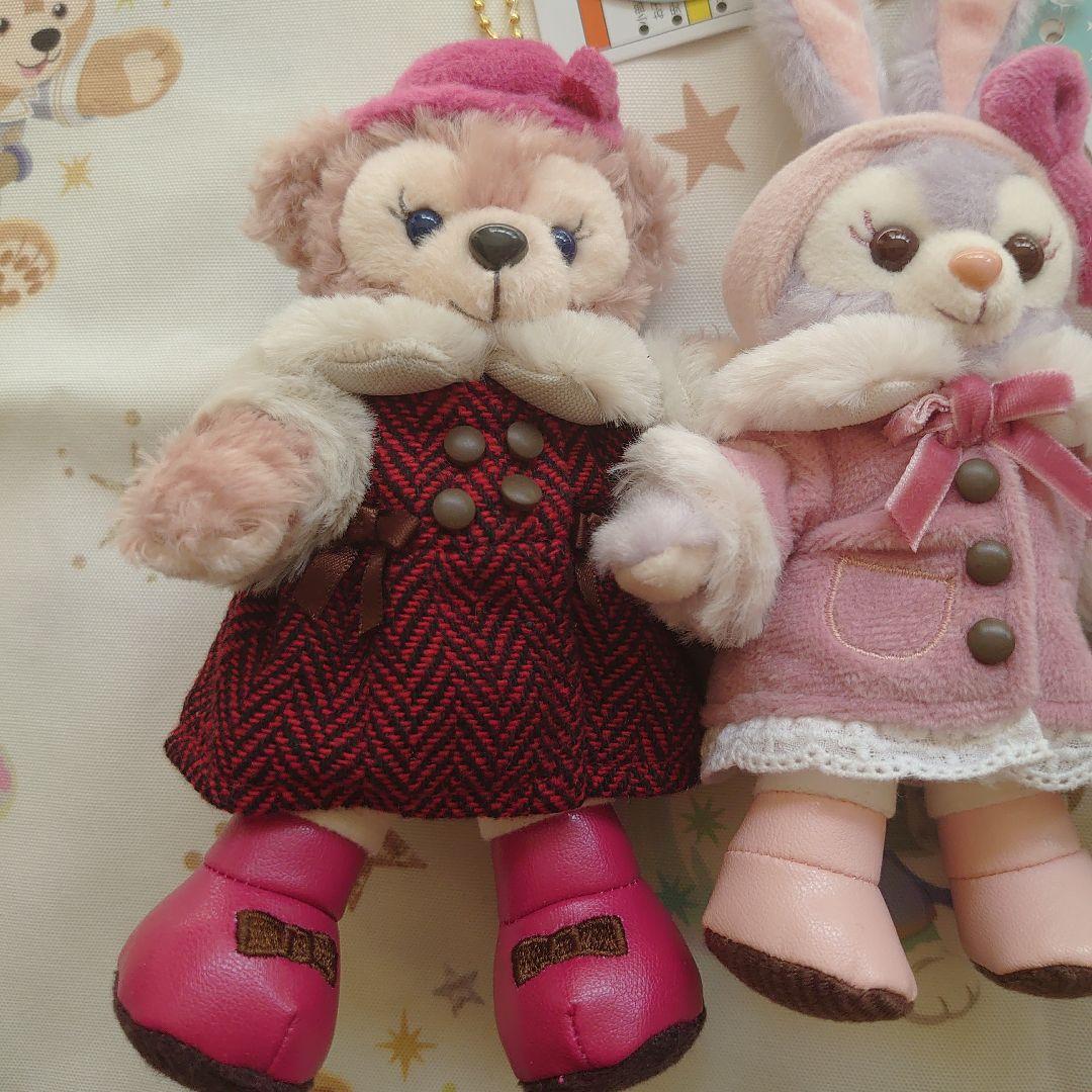 新品ダッフィー & フレンズ ウィンタートゥインクリングタウンぬいぐるみバッチ